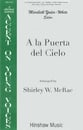 A la Puerta del Cielo Two-Part choral sheet music cover